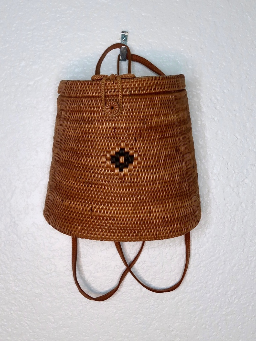 Rattan backpack